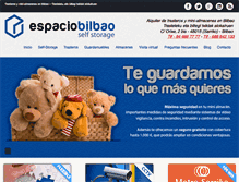 Tablet Screenshot of espaciobilbao.com